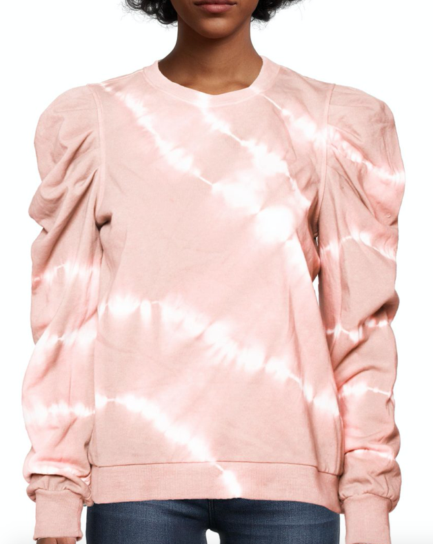 Blush tie dye sweatshirt 2025