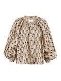 The Minka Shirt In Golden Print