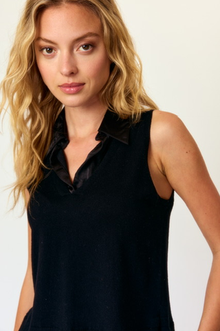 Sleeveless Black 2-Fer