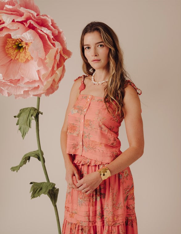 Mayfair Floral Print Top