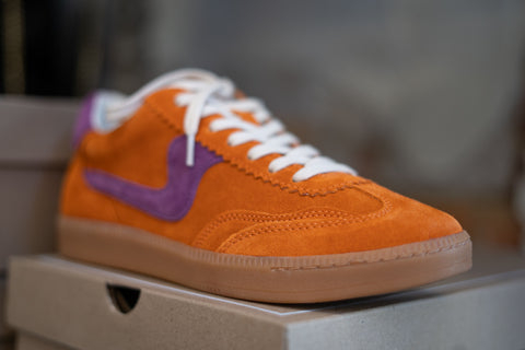 Orange Multi Suede Sneaker