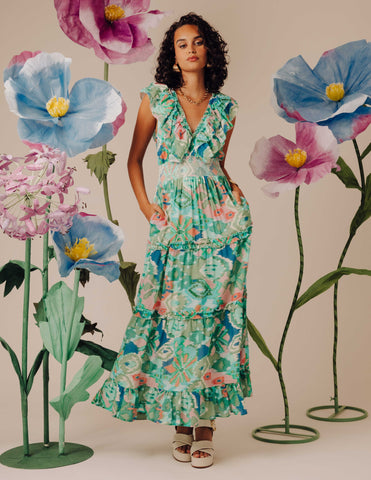 Symphonic Ikat Maxi Dress - Love the Label