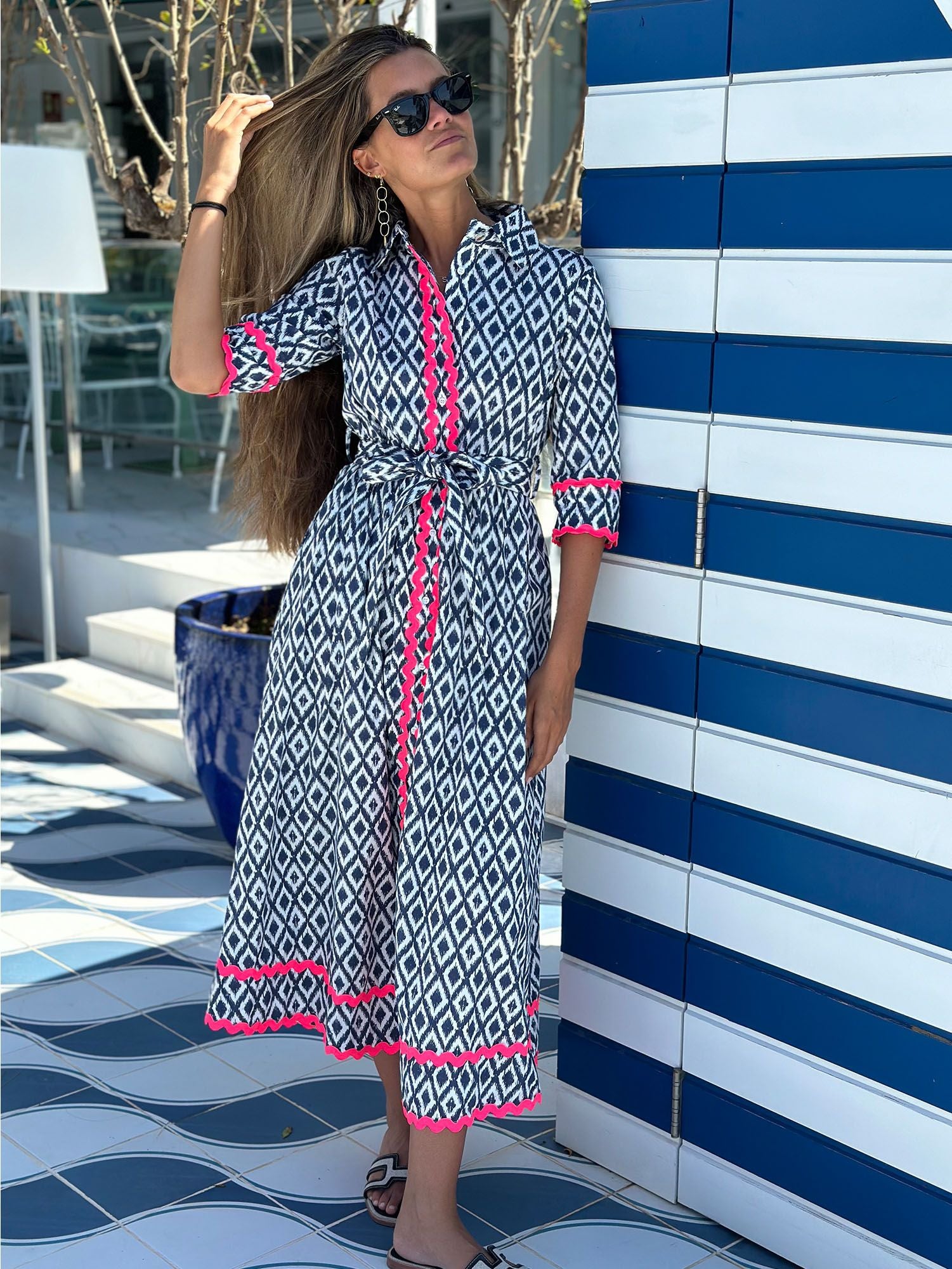 Brenda Ikat Dress