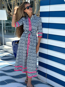 Brenda Ikat Dress