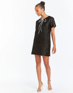 black rehearsal dinner dress Black Bow Dress – One Accord Sumter