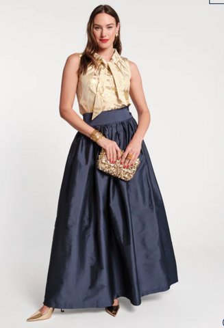 Navy Ball Skirt