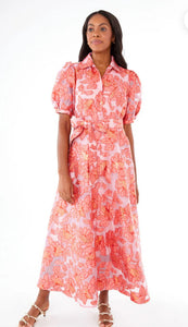 Abbey Glass Charlotte Gown-Rose Blossom Organzia