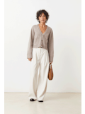 Japon Pant In Creme By Suncoo Paris