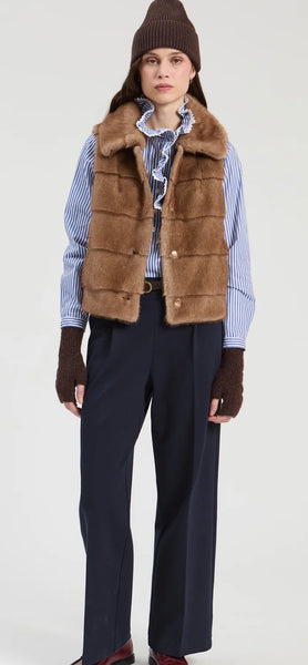 Camel Fur Vest