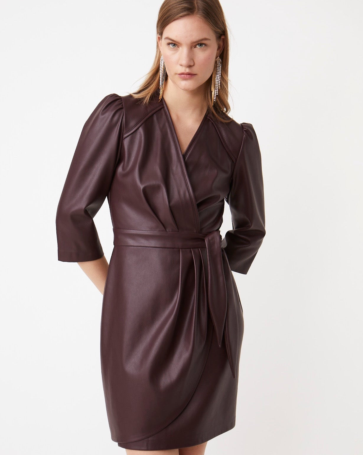 Merlot Wrap Dress