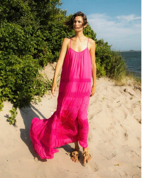 Fuchsia Paola Maxi Dress