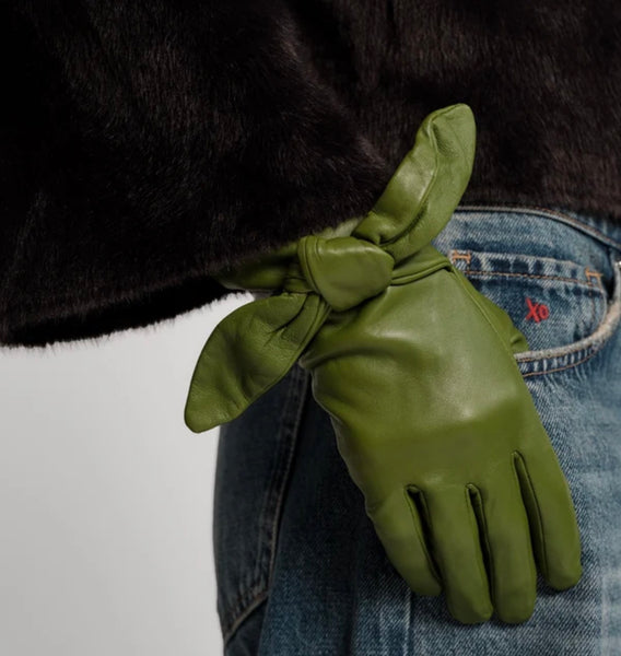 Bow Leather Glove