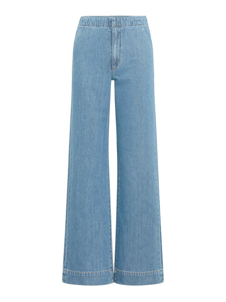 The Clean Denim Trouser