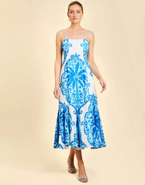Reverie Tea-Length Sash Dress