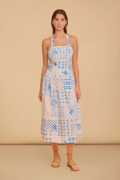 Romy Dress in Sea Atlas Print