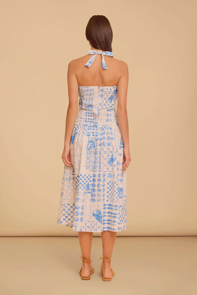 Romy Dress in Sea Atlas Print