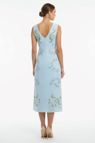 Simal Blue Linen Dress