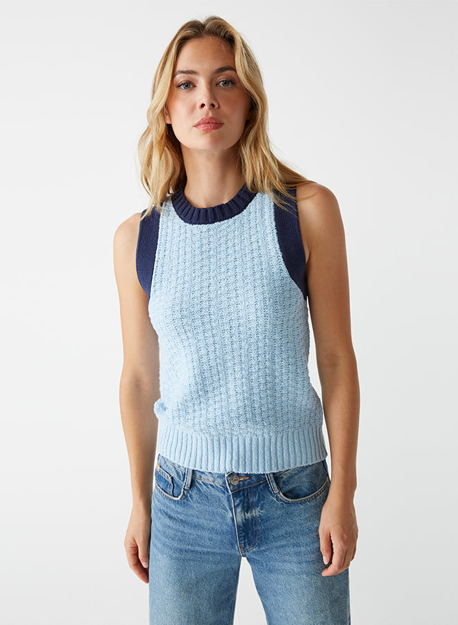 White Sia Shell Sleeveless
