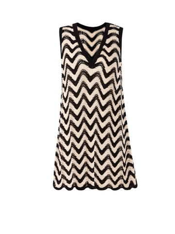Sand Dollar Multi Chevron Dress.