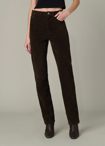 Margot Slim Chocolate Suede