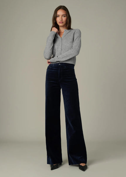 The Mia Wide-Leg Velveteen Pant