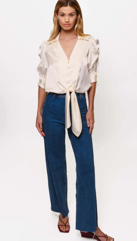 Off White Blouse - HUTCH