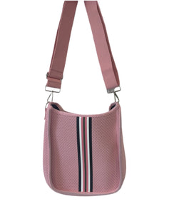 Pink Breast Cancer Neoprene Messenger Bag