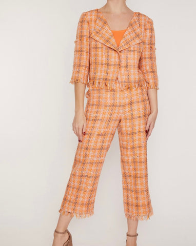 Orange Tweed Pants