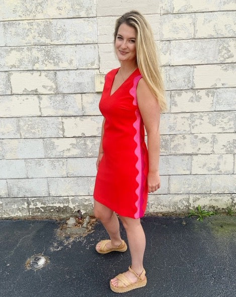 Red hot dress