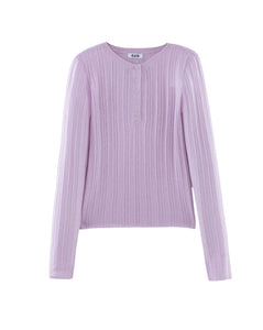 Lilac Cashmere Henley