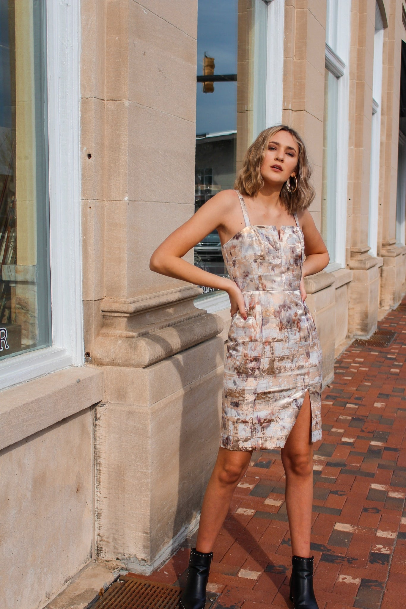 Emilia sweetheart sheath dress